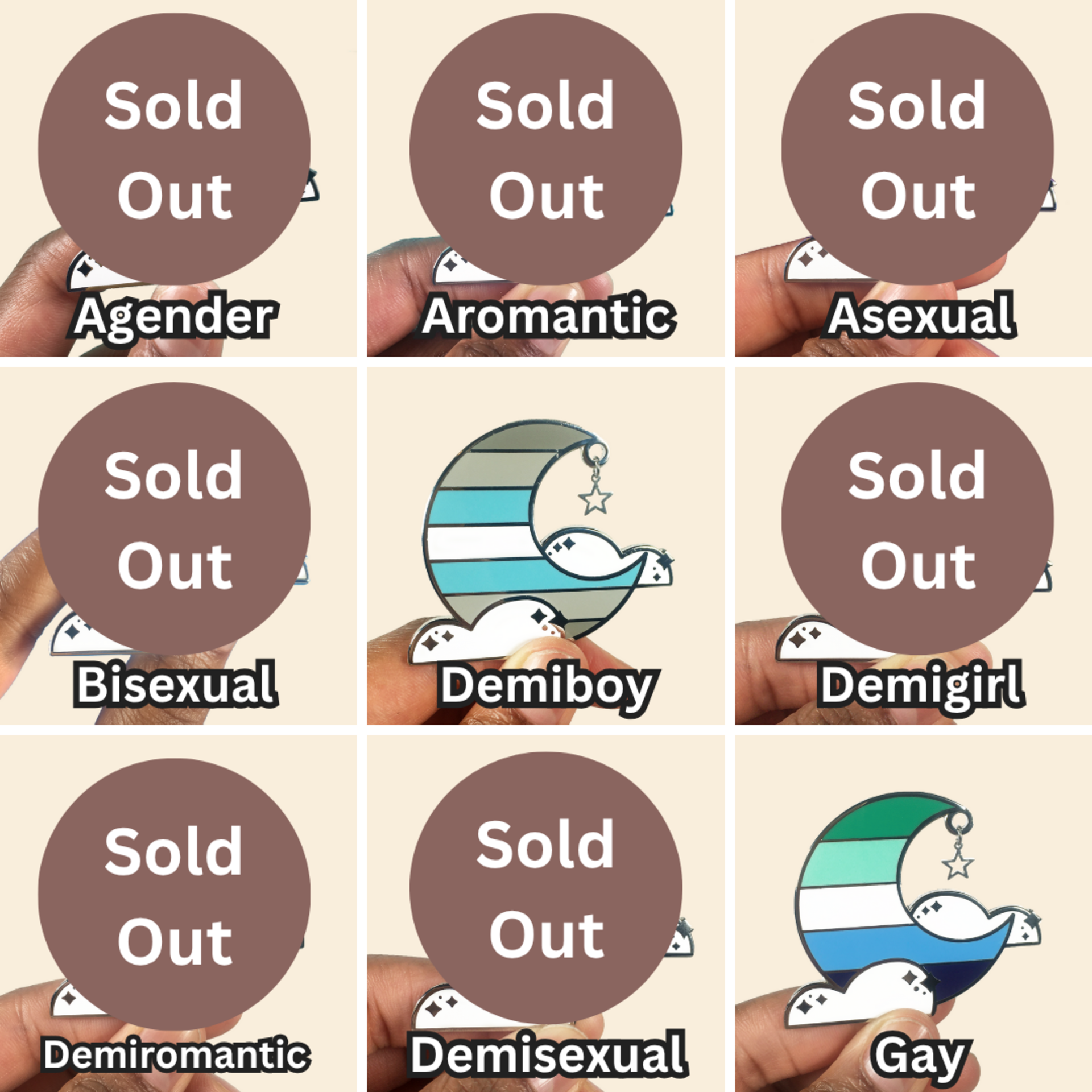 Queer Sky Collection - Pins